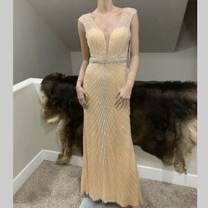 Gorgeous & Stunning Custom Beaded and sequined Gown